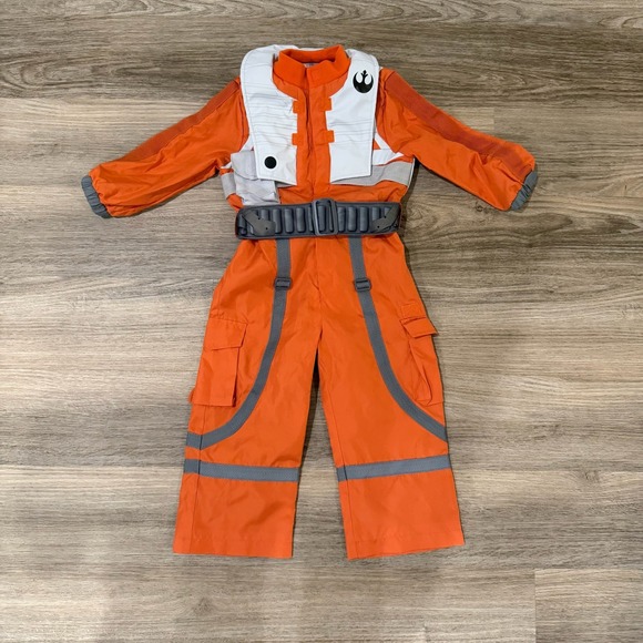 Disney Poe Dameron Costume For Kids, Star Wars: The Last Jedi Size 3T - Picture 2 of 8